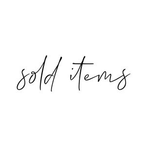Sold Items
